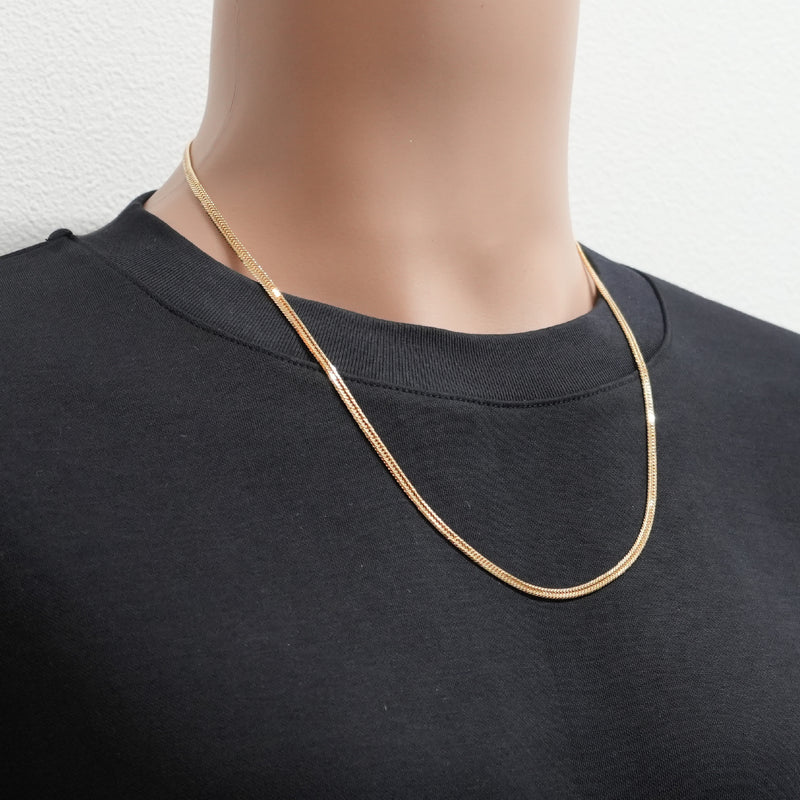 喜平 ネックレス K18 トリプル 12面 13.5g 55cm 造幣局検定マーク