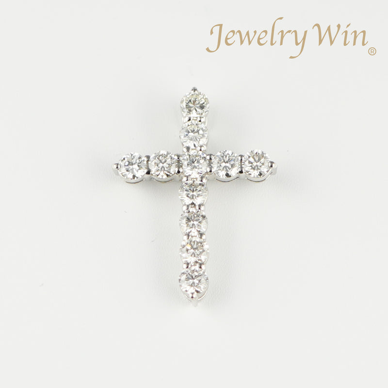 ペンダントトップ Pt900 ダイヤモンド付 (Type-EL-1.5ct)