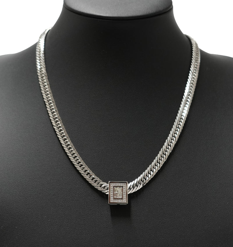 ペンダントトップ Pt900 ダイヤモンド付 (Type-RC) ※背面バチカン