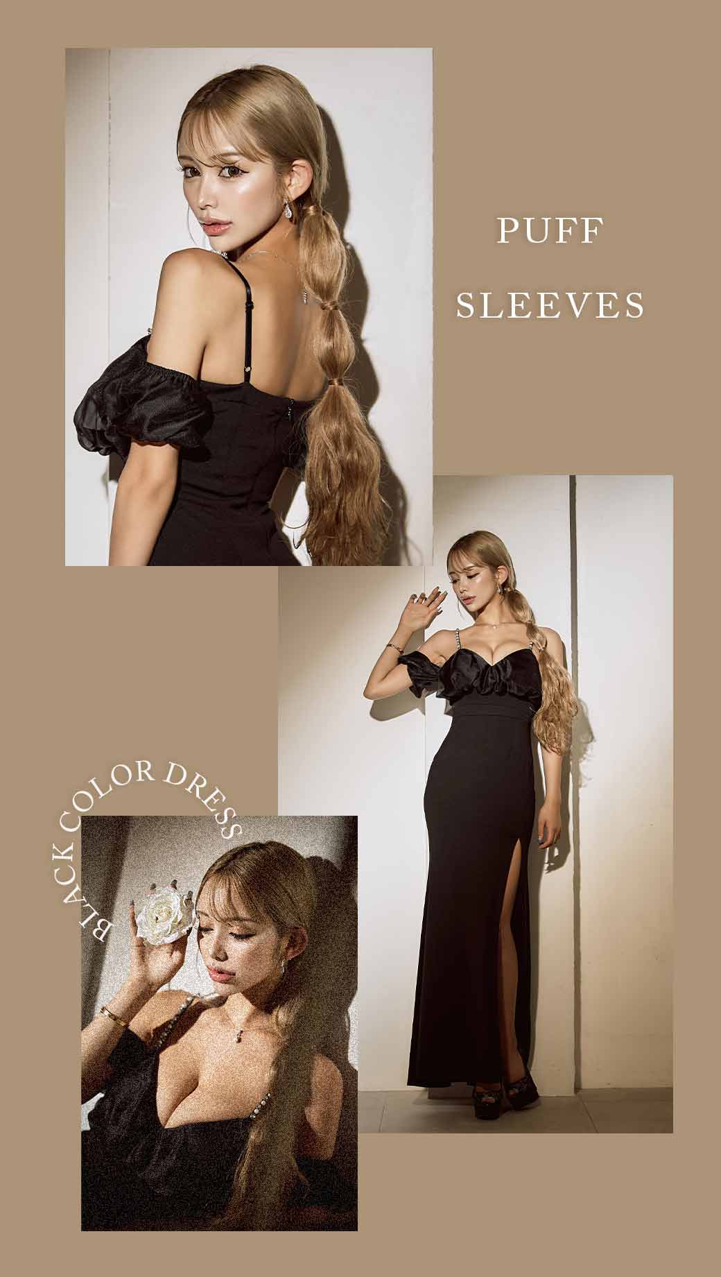 北新地・CLUB Aりりちゃん初登場🖤ラグジュアリーロングドレス