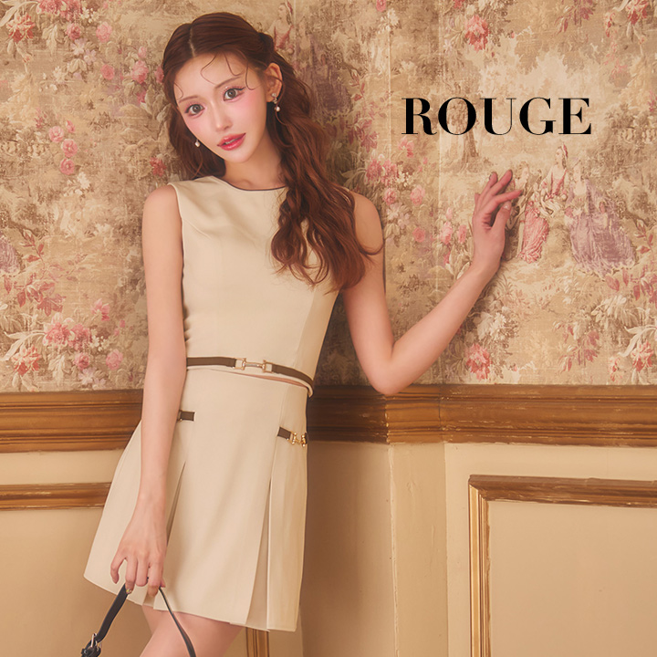 送料無料！ボックスプリーツセットアップミニドレス/キャバドレス【XS