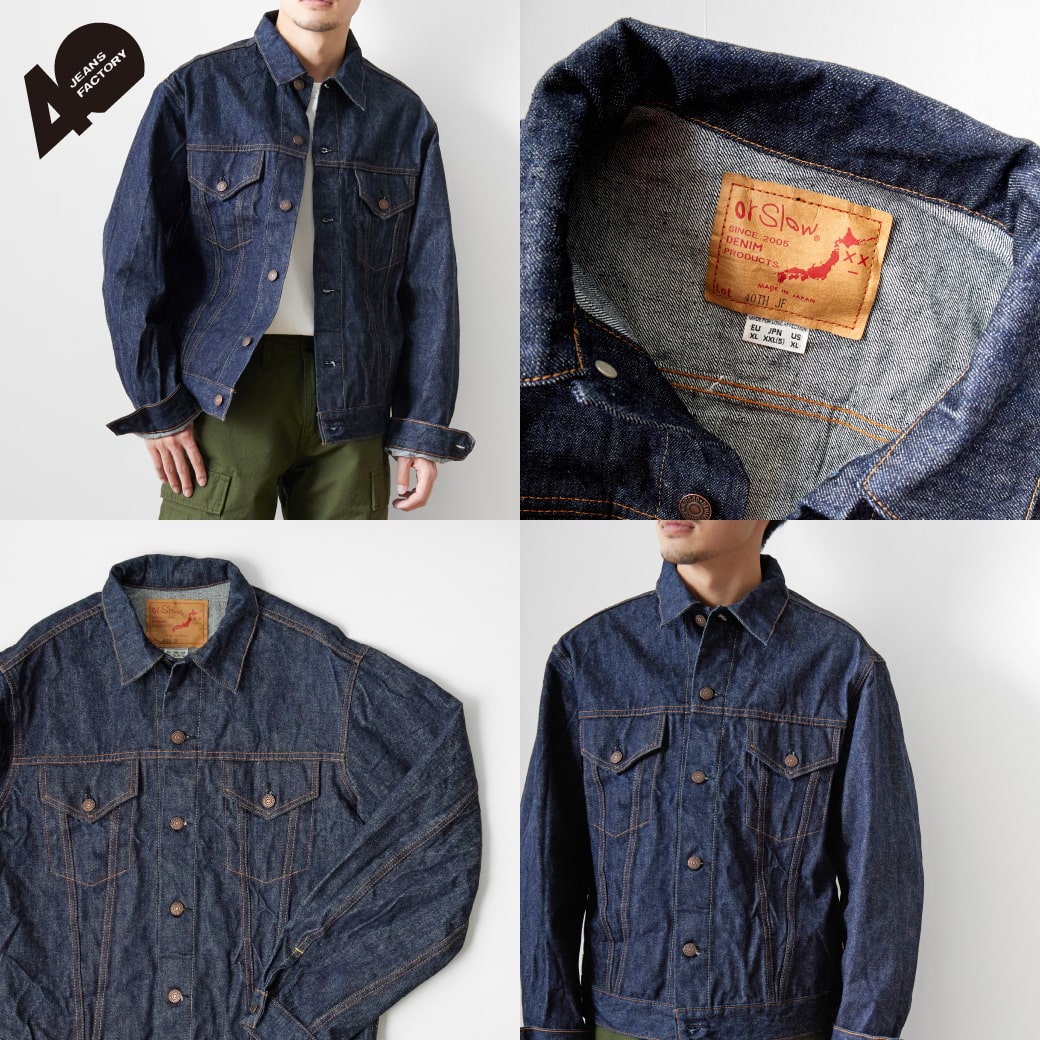 JF40周年を記念したOR SLOW(オアスロウ)との別注デニムジャケットが