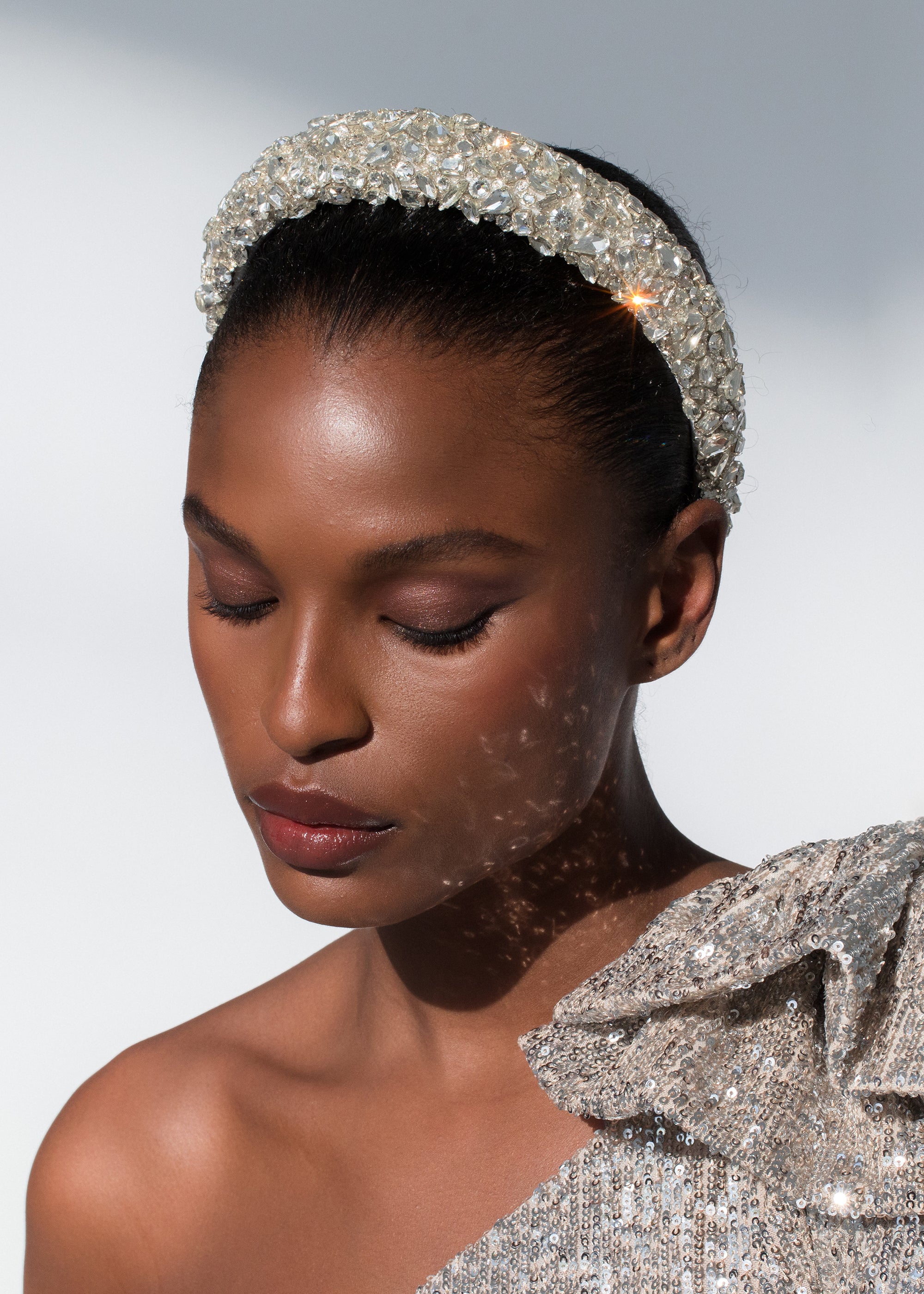 Czarina Headband -- Crystal – Jennifer Behr LLC