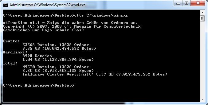 Howto Reduce The WinSxS Folder in Windows 7 - Jeroen Tielen