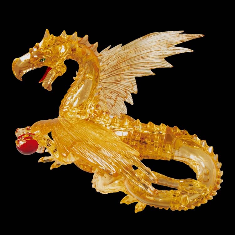 BEV-50304 クリスタルパズル ゴールデン ドラゴン 56ピース ビバリー