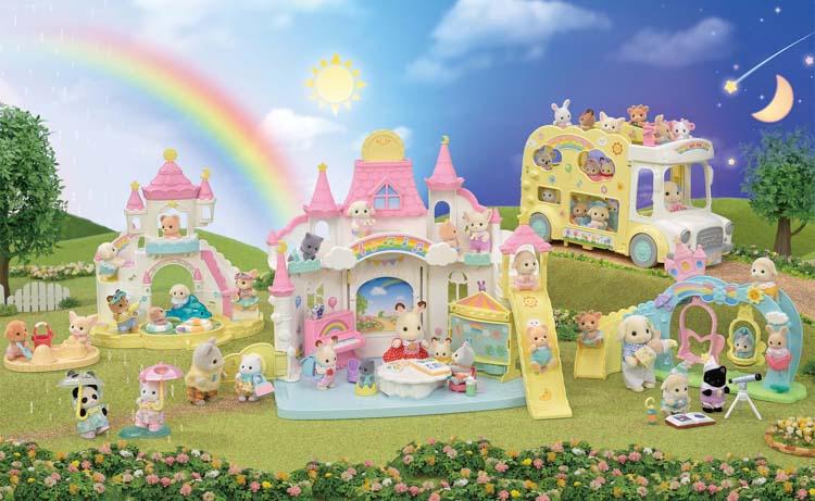 S-73 シルバニアファミリー なかよし赤ちゃんセット -通園- エポック社