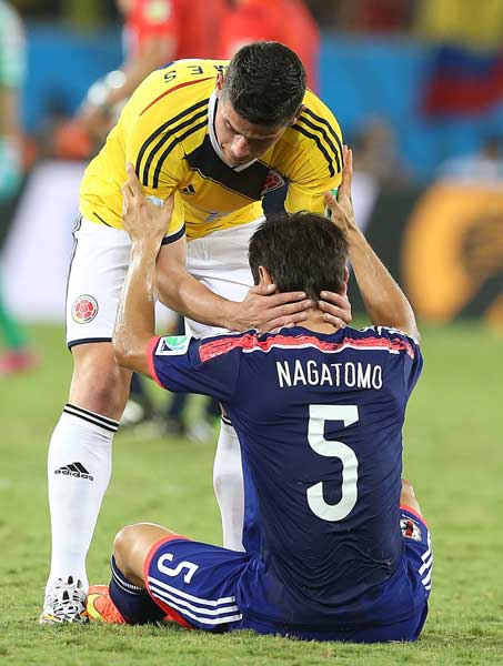 ワールドカップ（W杯）ブ…：コロンビアのエース ハメス・ロドリゲス