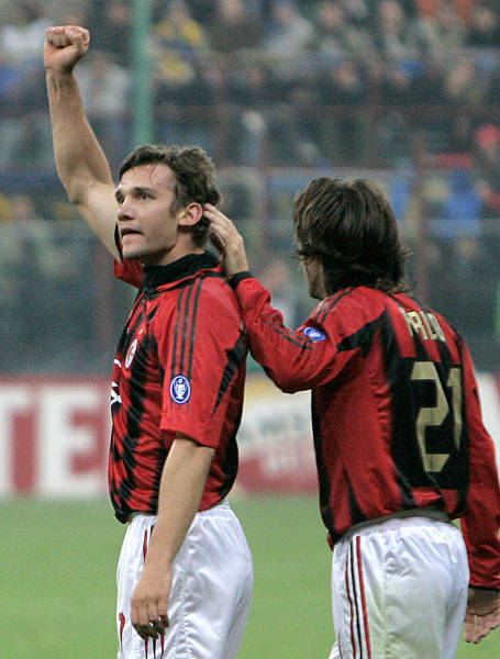 欧州チャンピオンズ…：ウクライナの英雄 アンドリー・シェフチェンコ