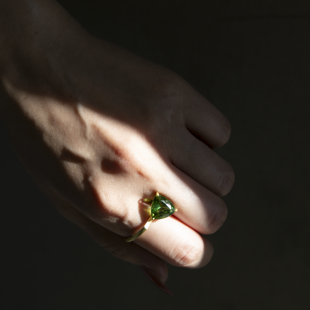 K18 トルマリン リング