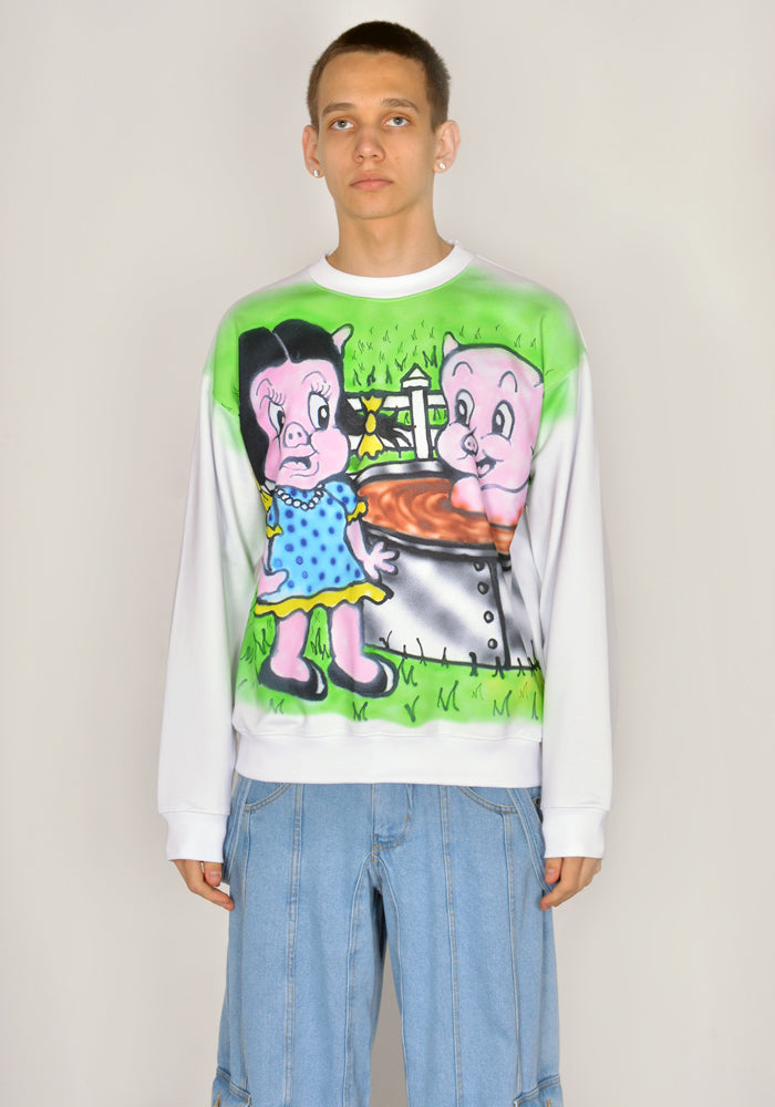 Sky High Farm スカイハイファーム通販 SHF03T026 ALLY BO PIG PRINT