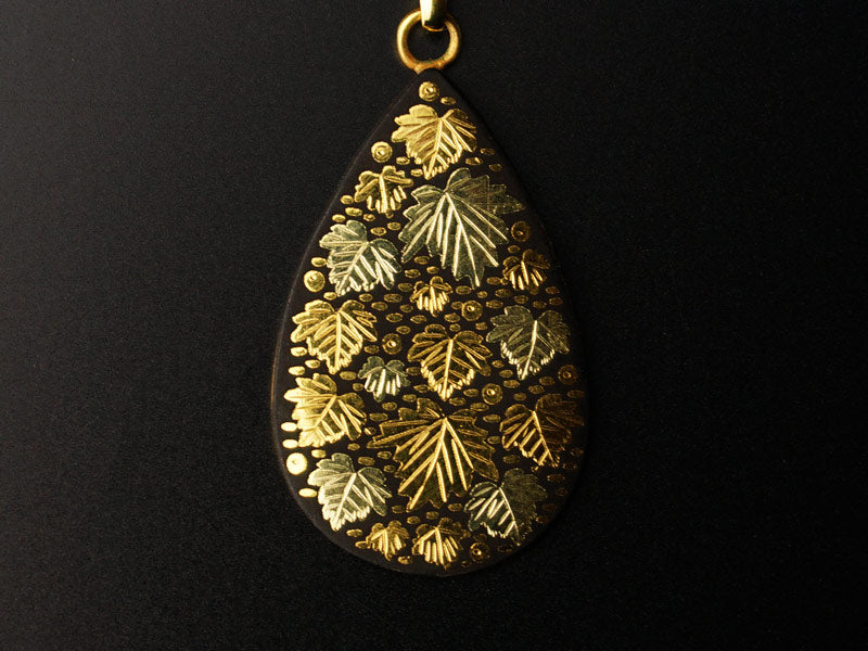 純金京象嵌】ネックレス 蔦