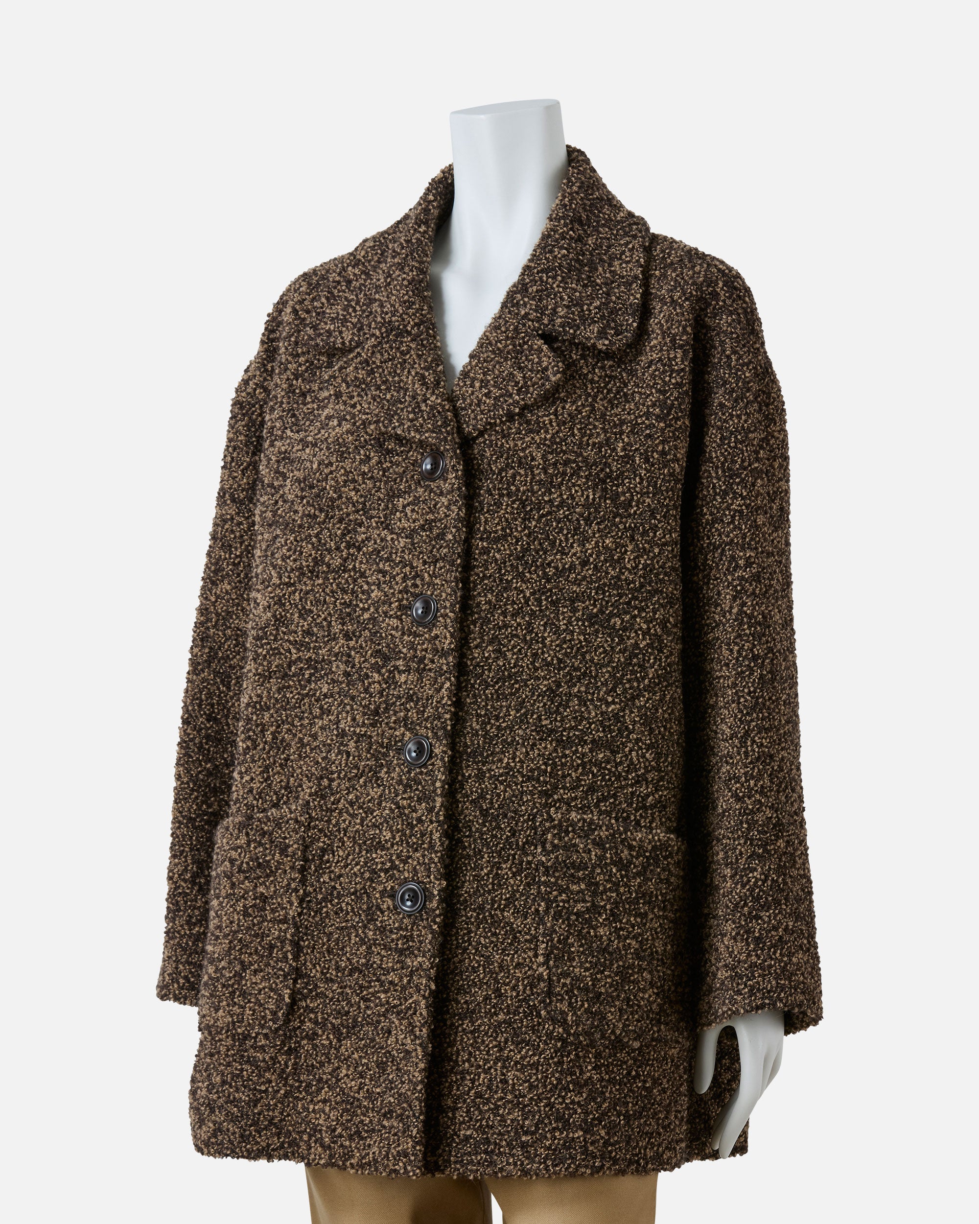 jun ashida - アルパカウールハーフコート | ONLINE STORE