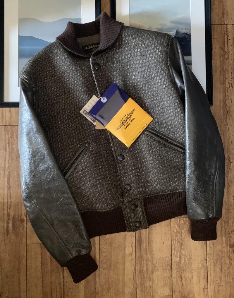 TOYS McCOY（トイズマッコイ）ビーチクロス×レザー カデットジャケット