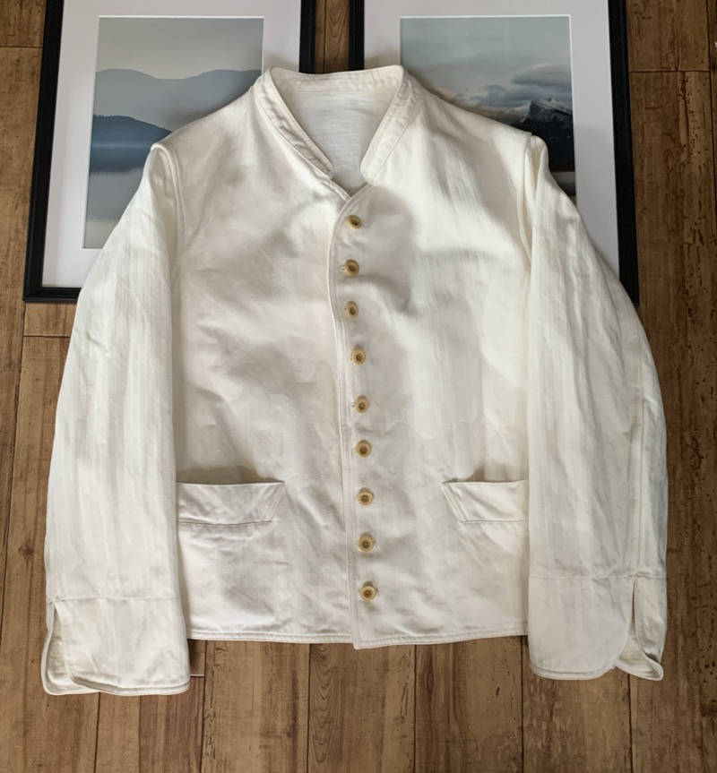 ANATOMICA(アナトミカ) DOLMAN/ドルマンジャケット スタンドカラー 白