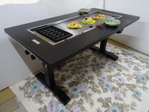 たこ焼＋鉄板焼（お好み焼）兼用テーブル 6人用