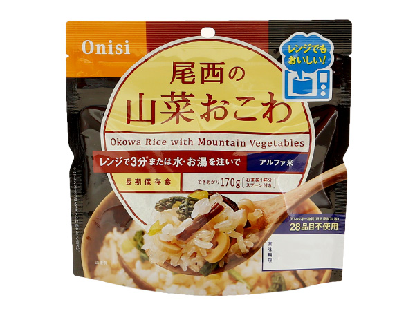 ５０袋　　山菜おこわ　尾西食品　 賞味期限２０２６年３月　27品目不使用 50袋 山菜おこわ 尾西食品 賞味期限2026年3月 27品目不使用
