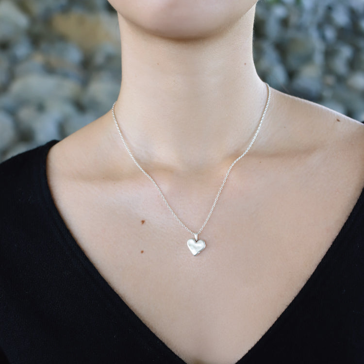 ハートシルフィウムネックレス SV