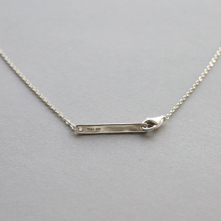 フラットケーブルチェーンネックレス SV 38cm