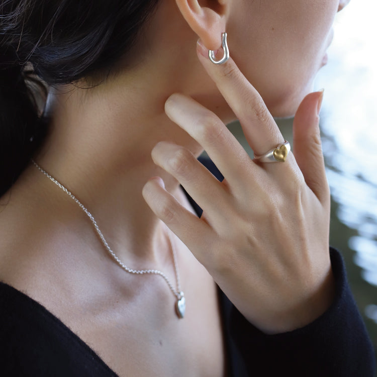 ハートシグネットリング MIX (3~7号)