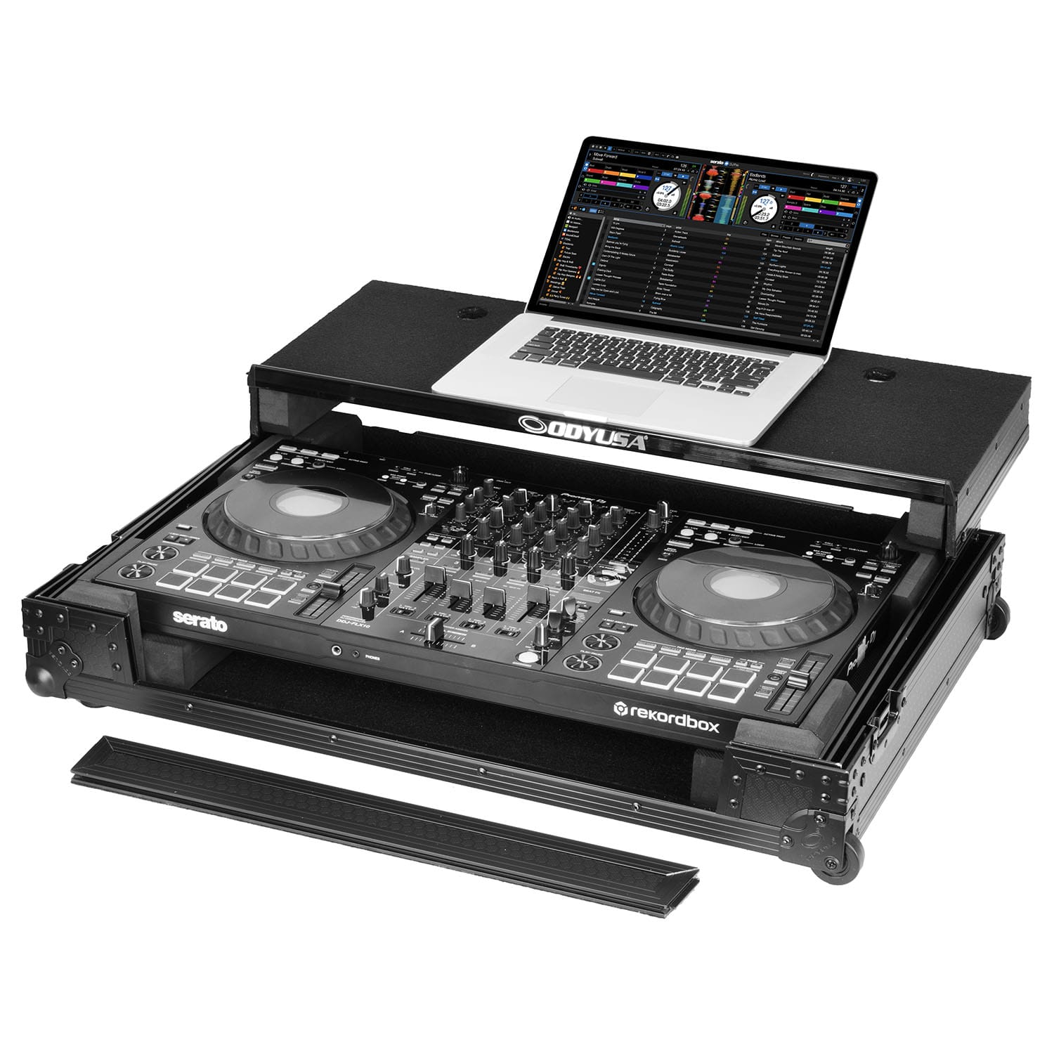 Pioneer DJ DDJ-FLX10 I-Board Flight Case with Glide Style Laptop