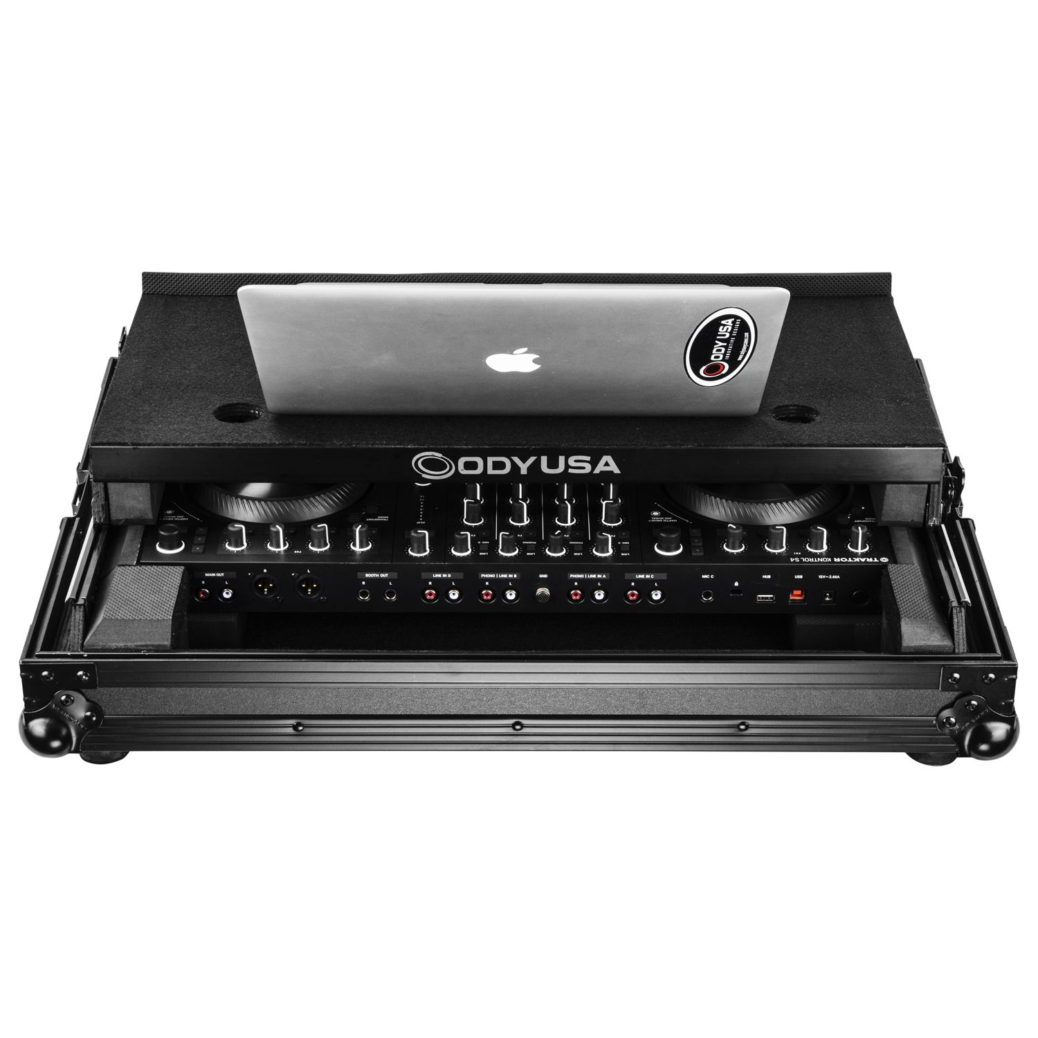 Black Native Instruments Traktor Kontrol S4 MK3 Flight Case with