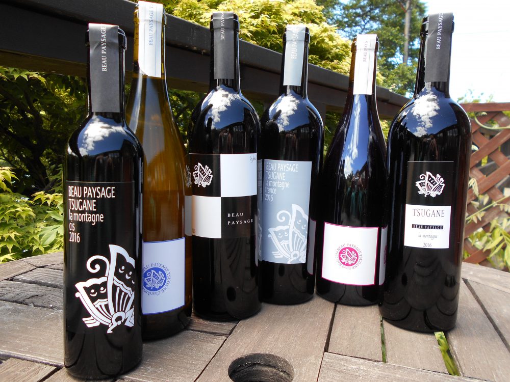 ウスケボーイズ」のロケ地のひとつ、津金ボーペイサージュのぶどう畑