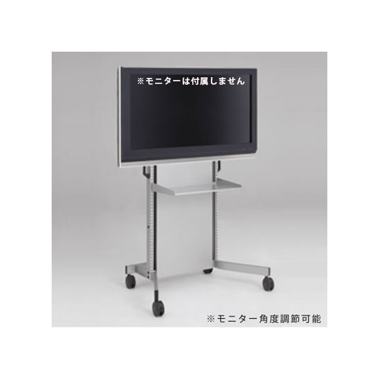 93H9BA-Z637 オカムラ モニタースタンド パネル付 角度調節 棚板1枚