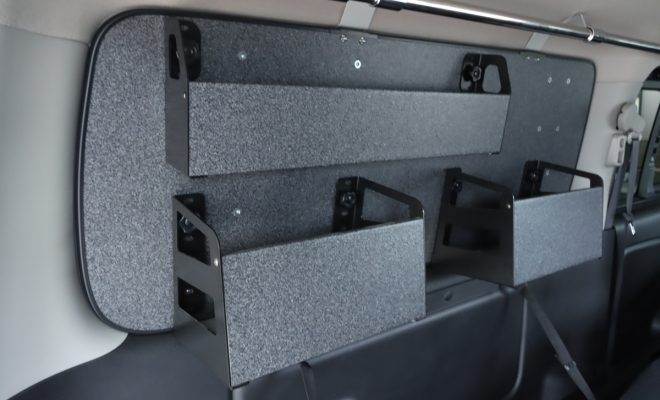 ESツールトレーとESケミカルトレーを組み合わせて収納スペースを確保