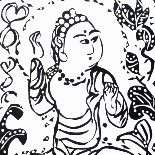 棟方志功 波乗菩薩の柵 | 絵画など美術品の販売と買取 | 東京・銀座