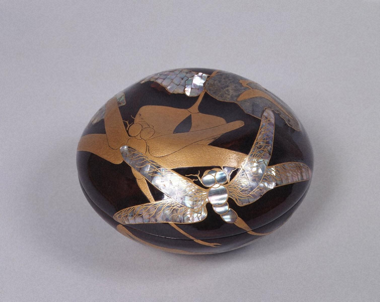 蜻蛉蒔絵螺鈿合子｜今後展示予定の日本・東洋のうるし｜コレクション