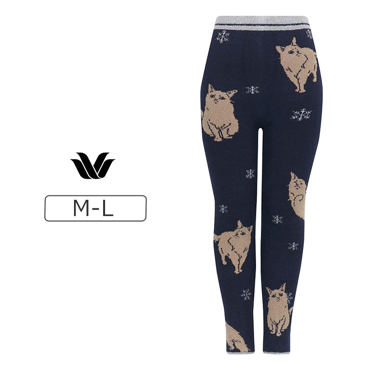 PPL757｜ワコール ニットパンツ 毛パン 肌着 ボトムス 足首丈 M-L 下着