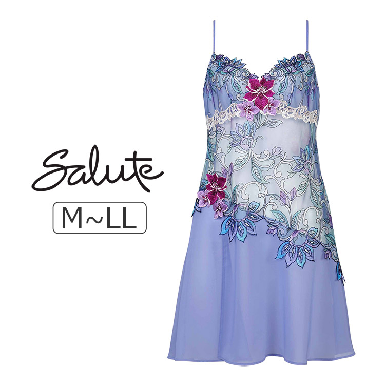 STJ280｜ワコール サルート 80G スリップ M/L/LL 下着・ランジェリーの