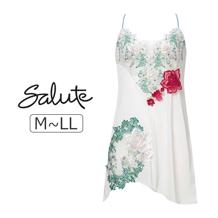 STJ216｜ワコール サルート 16G スリップ M/L/LL 下着・ランジェリーの