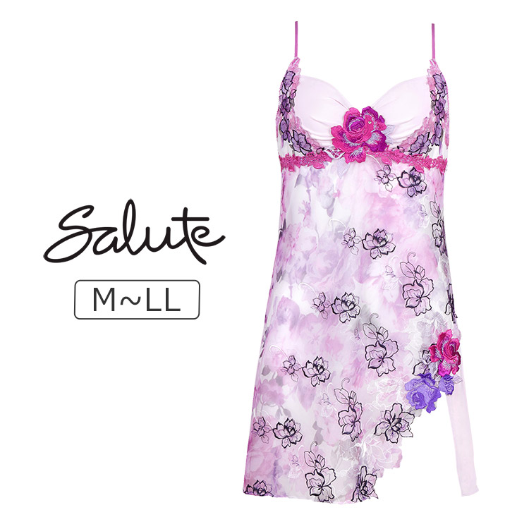 STJ206｜ワコール サルート 06G スリップ M/L/LL 下着・ランジェリーの