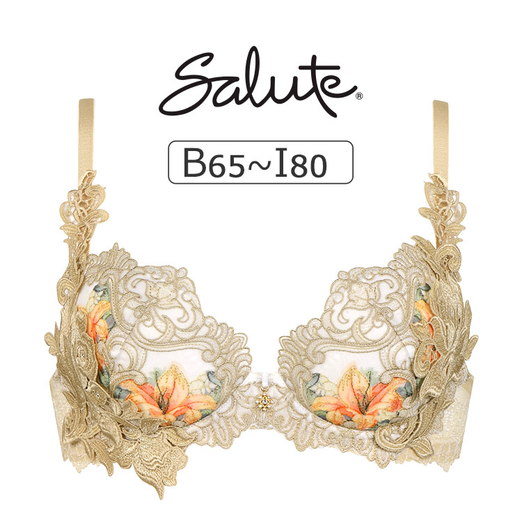 BTJ482｜ワコール サルート 82G P-upタイプ ブラジャー単品 全3色 B・C