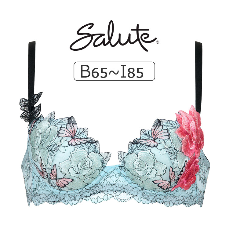 BTJ483｜ワコール サルート 83G P-upタイプ ブラジャー単品 B・C・D・E