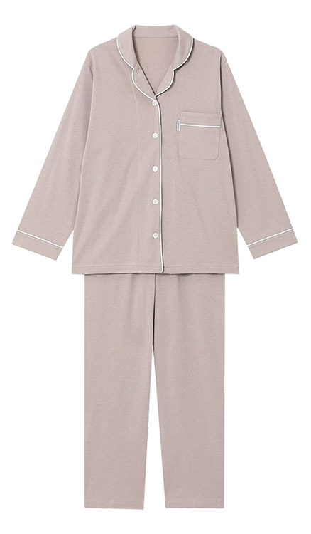 YDX503｜ワコール 睡眠科学 パジャマ 上下セット レディース 天綿 綿