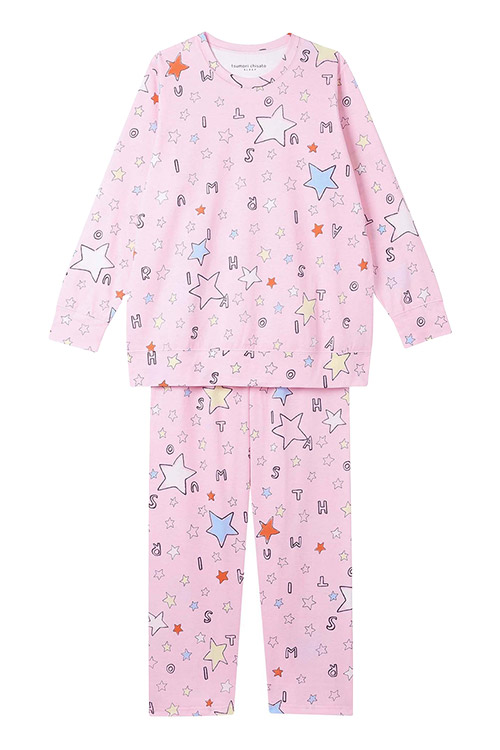 UDX558｜ワコール ツモリチサト スリープ パジャマ 上下セット 10分丈