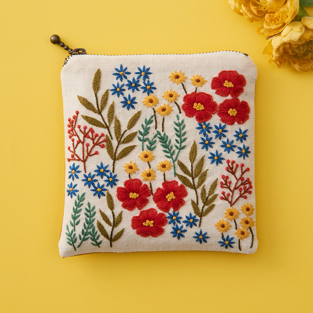 刺しゅうキット 戸塚刺しゅう Wild Garden（574） VIBRANT COLORS