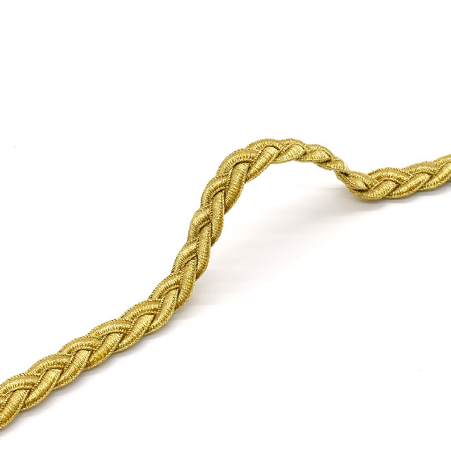 三つ編みラメブレード（CB84） GL.ゴールド オカダヤ(okadaya) 布