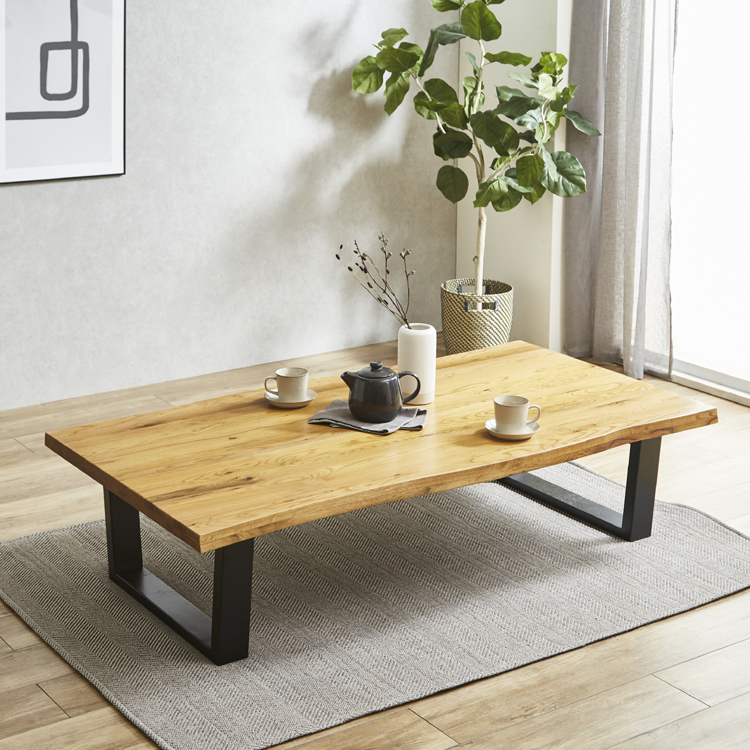 一枚板風座卓テーブル！選べる2サイズ！ | 家具全般のネットショップ