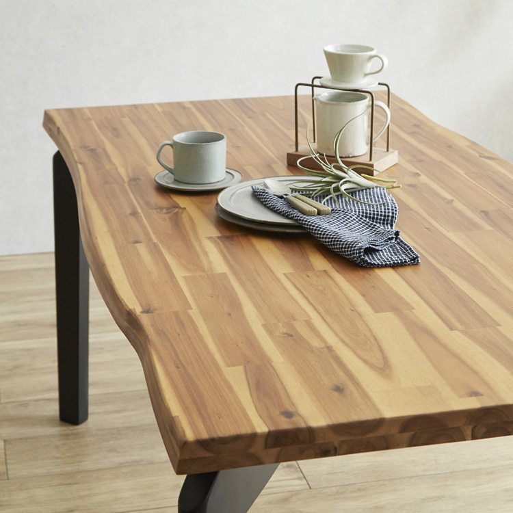 アカシアの天然木使用の古木風ダイニングテーブル！ | 家具全般の