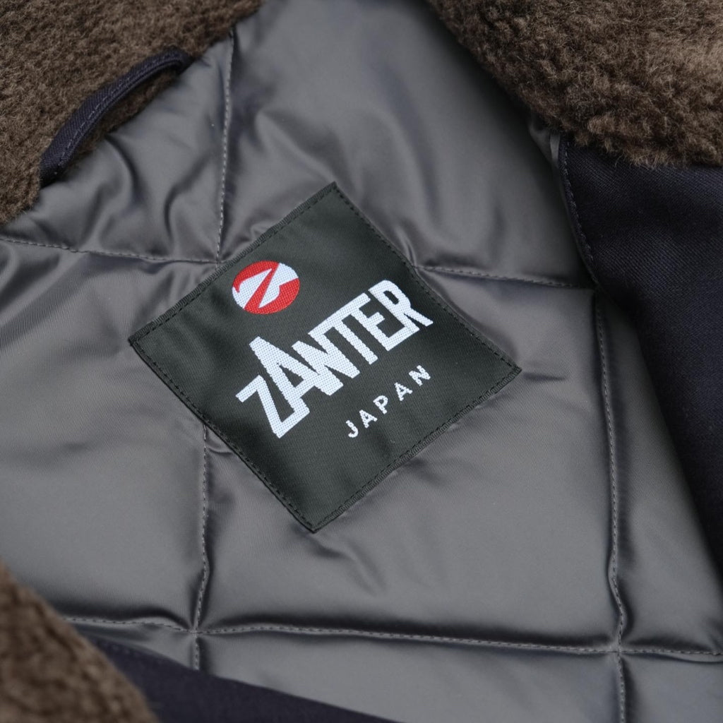 Zanter N1 Down Jacket (Navy) - Okayama Denim