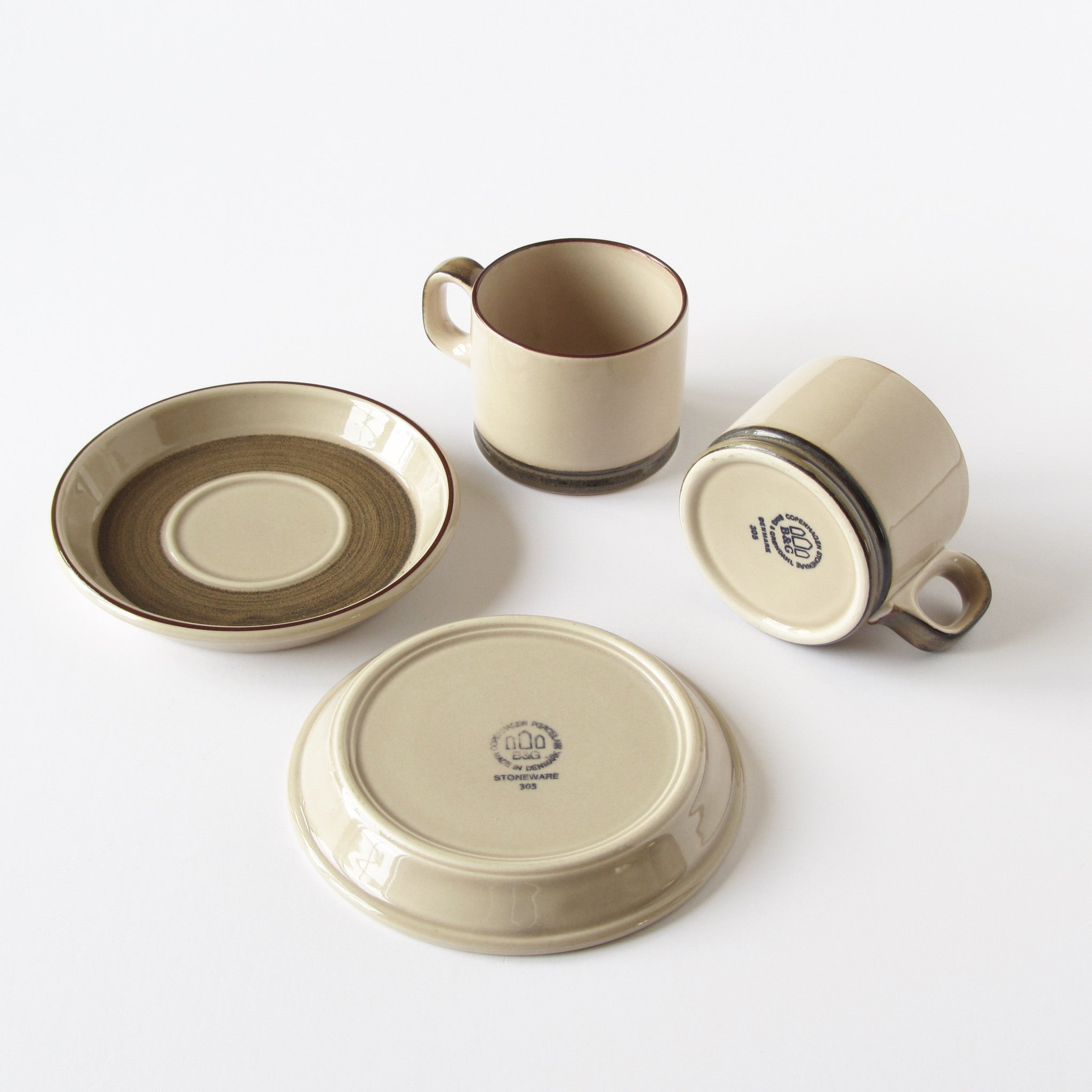 Bing & Grondahl Cup and Saucers - okeylofi.com