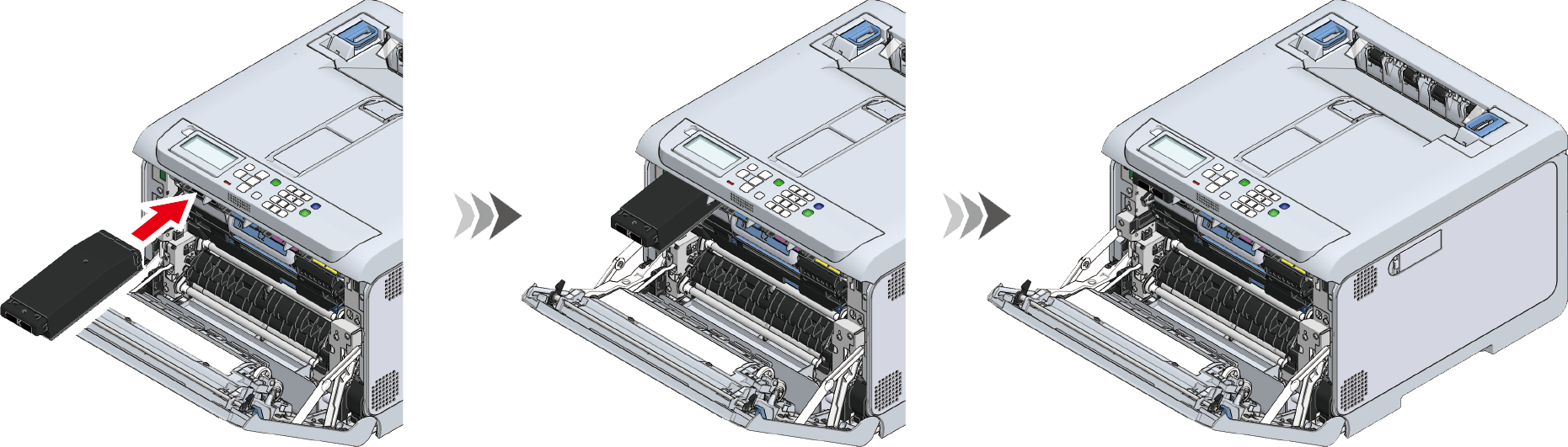 スタータートナーカートリッジを取り付ける | OKI