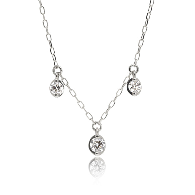 K18/Pt「ガランシア ミニ」ネックレス｜【オレフィーチェ】Orefice