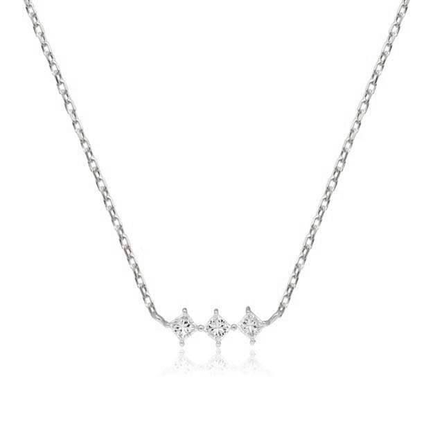 K18/Pt「レディトロワ」ネックレス｜【オレフィーチェ】Orefice