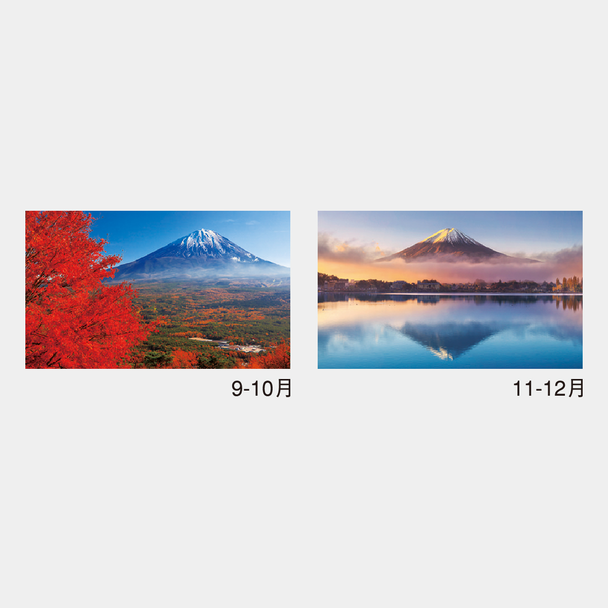 NK-900 富士－麗峰の四季－2026年版の名入れカレンダーを格安で販売