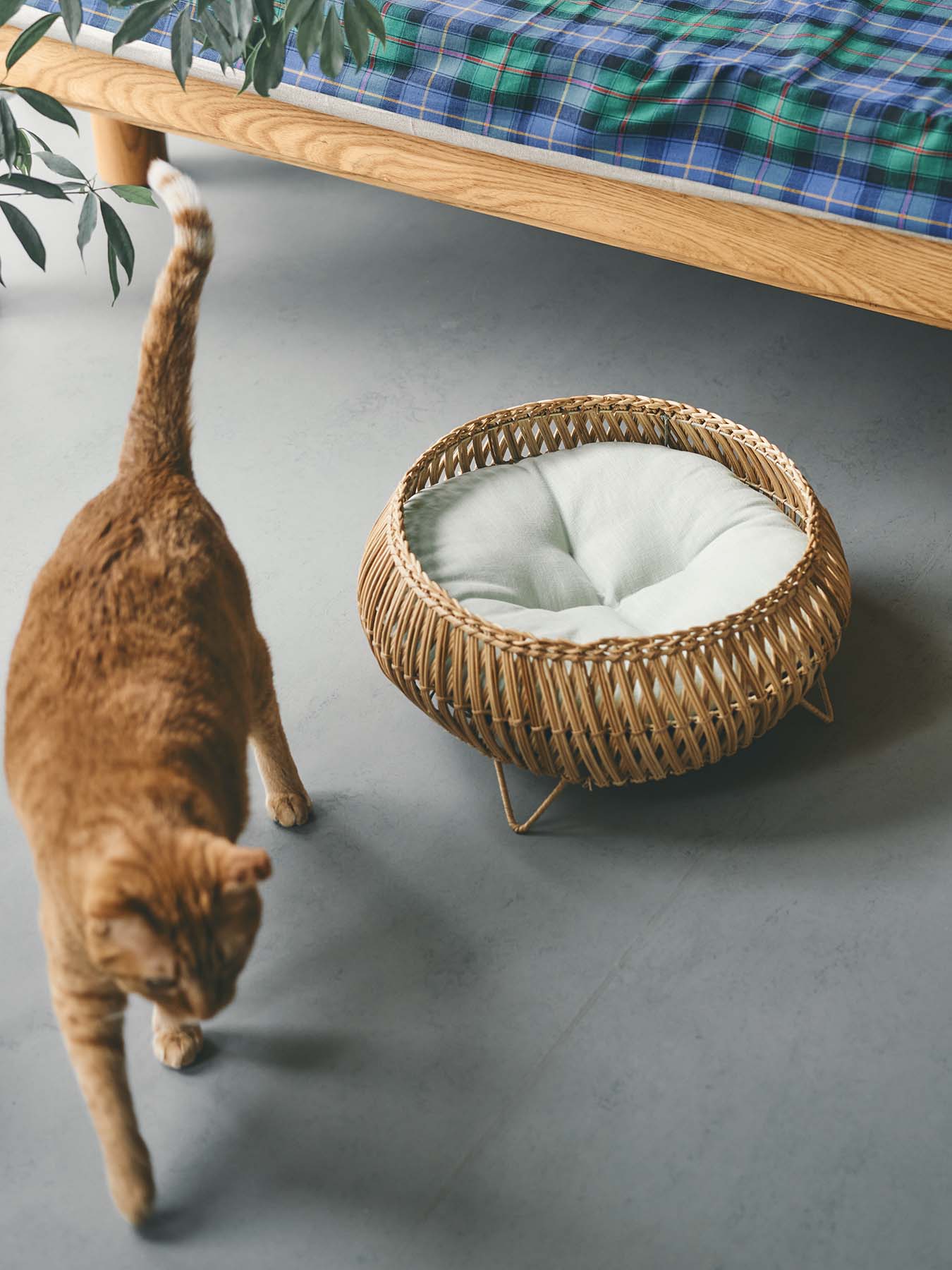 オルネコ オリジナル・スタンドバスケット｜かご・収納｜オルネ ド