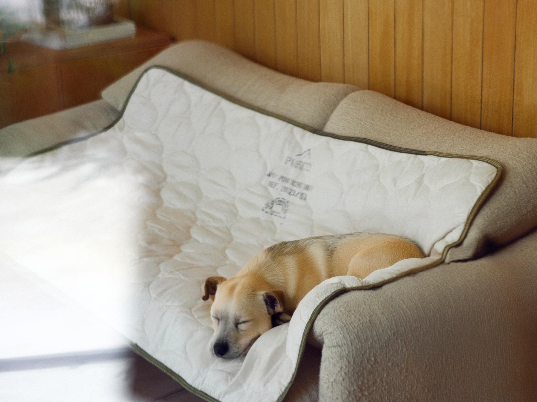 VINTAGE PARACHUTE LINE QUILTED BLANKET（ブランケット）｜マルチ